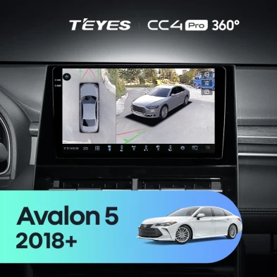 Штатная магнитола Teyes CC4 Pro 360 8/128 Toyota Avalon 5 XX50 (2018-2026) F1