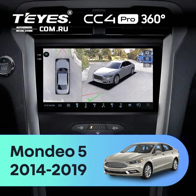 Штатная магнитола Teyes CC4 Pro 360 12/256 Ford Mondeo 5 (2014-2019)
