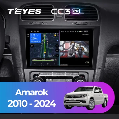 Штатная магнитола Teyes CC3 2K 4/32 Volkswagen Amarok (2010-2024)