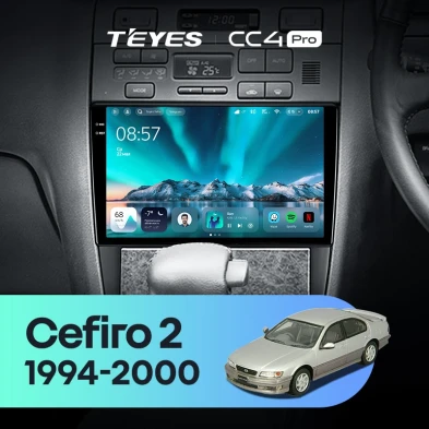 Штатная магнитола Teyes CC4 Pro 12/256 Nissan Cefiro 2 A32 (1994-2000) F1