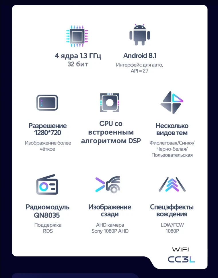 Штатная магнитола Teyes CC3L WiFi 2/32 Iveco Daily 6 (2014-2022)