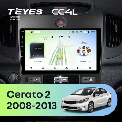 Штатная магнитола Teyes CC4L 6/64 Kia Cerato 2 TD (2008-2013) F4