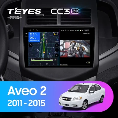 Штатная магнитола Teyes CC3 2K 4/32 Chevrolet Aveo 2 (2011-2015)