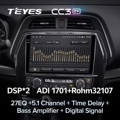 Штатная магнитола Teyes CC3 2K 4/64 Nissan Maxima A36 (2015-2020)