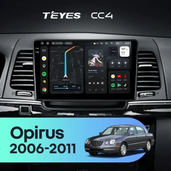 Штатная магнитола Teyes CC4 8/128 Kia Opirus GH (2006-2011)