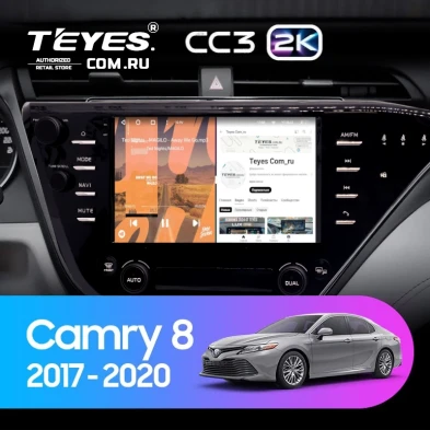 Штатная магнитола Teyes CC3 2K 4/64 Toyota Camry 8 XV 70 (2017-2020) F2