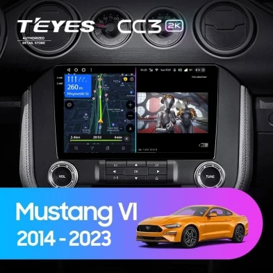 Штатная магнитола Teyes CC3 2K 4/64 Ford Mustang VI S550 (2014-2023) F2