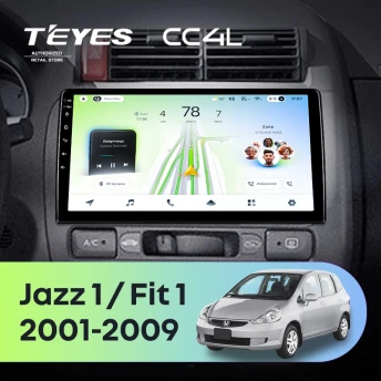 Штатная магнитола Teyes CC4L 6/64 Honda Jazz 1 (2001-2009)