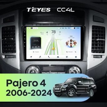 Штатная магнитола Teyes CC4L 6/64 Mitsubishi Pajero 4 V80 V90 (2006-2024)