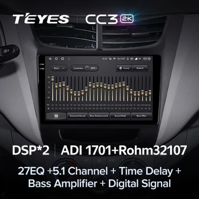 Штатная магнитола Teyes CC3 2K 6/128 Chevrolet Sail (2015-2018)