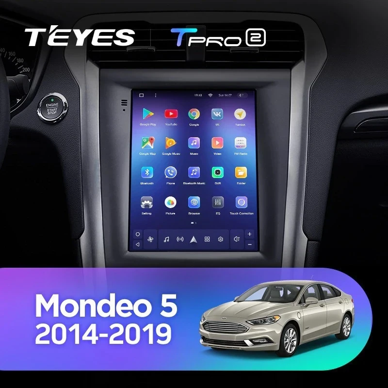 Штатная магнитола Tesla style Teyes TPRO 2 6/128 Ford Mondeo 5 (2014-2019)