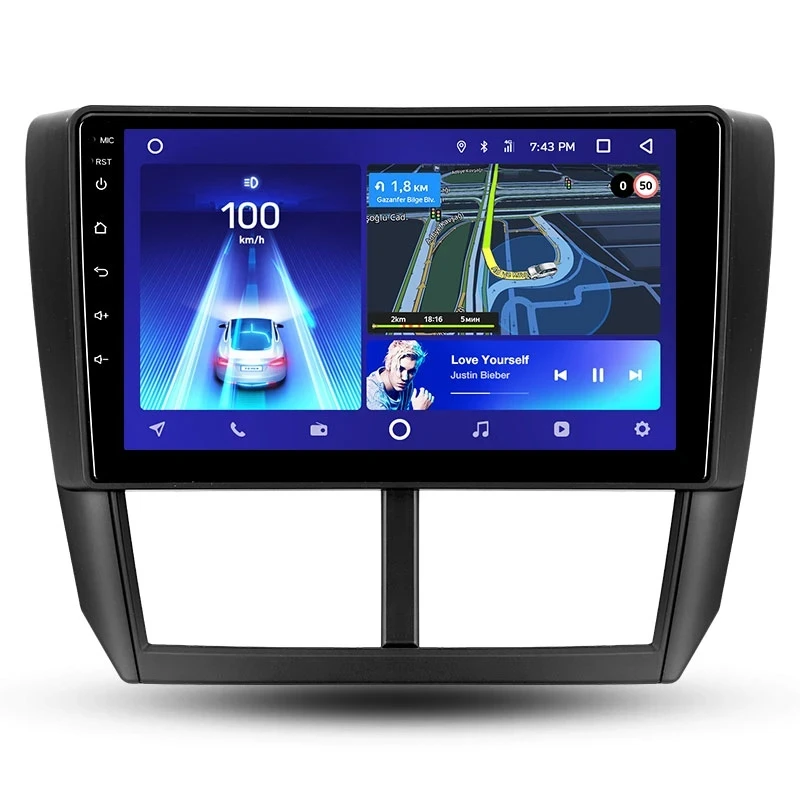 Переходная рамка Subaru Forester 3 SH (2007-2013) / Impreza GH GE (2007-2013) (9")