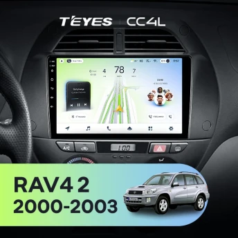 Штатная магнитола Teyes CC4L 6/64 Toyota RAV4 2 CA20 (2000-2003) F3
