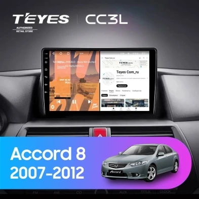 Штатная магнитола Teyes CC3L 4/64 Honda Accord 8 (USA) (2007-2012)