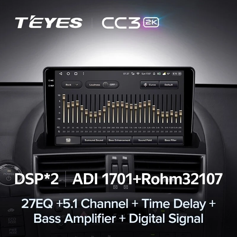 Штатная магнитола Teyes CC3 2K 4/64 Lexus HS250H F10 (2009-2012)