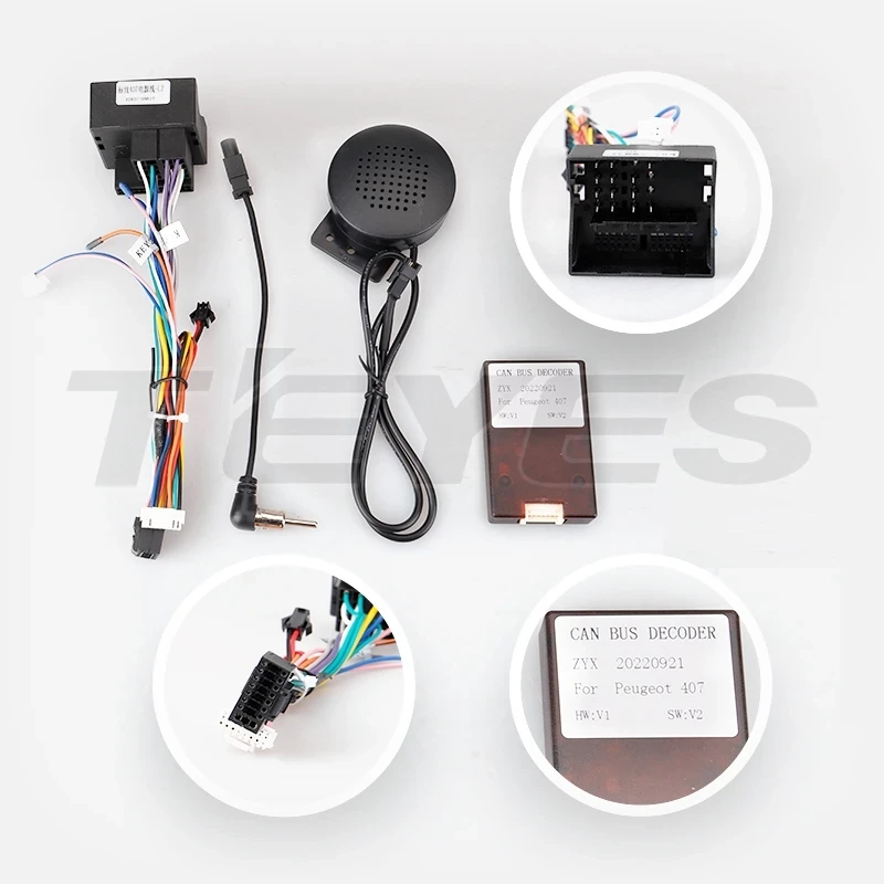 Переходная рамка Peugeot 407 (2004-2011) F1 (9")