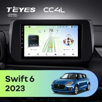 Штатная магнитола Teyes CC4L 6/64 Suzuki Swift 6 (2023-2026)